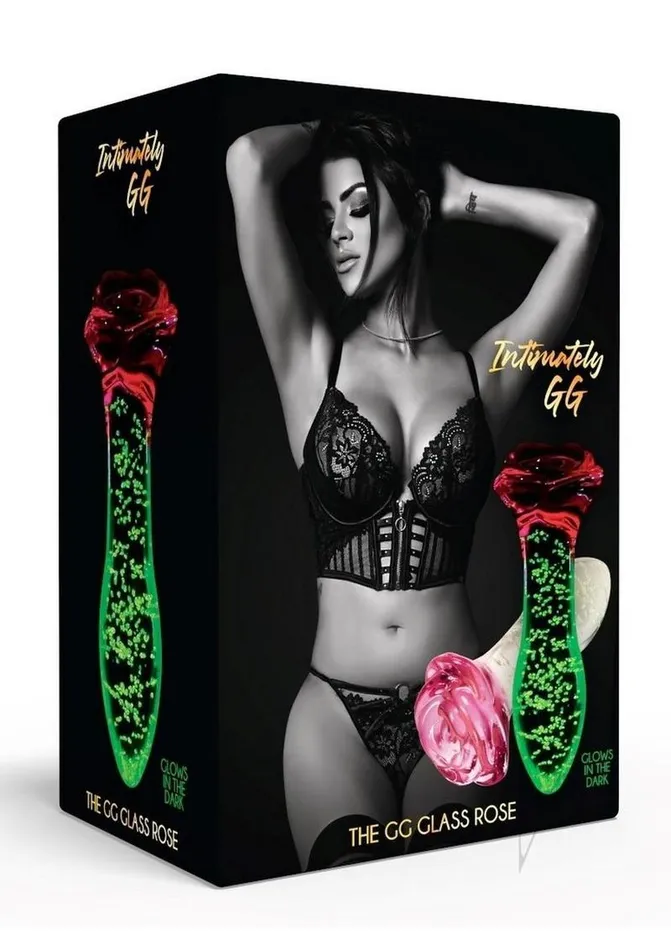 Intimately GG Glass Rose GreenRed Intimately Gg Vibrators