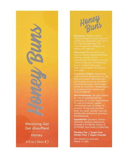 Jelique Enhancers Jelique Honey Buns Warming Gel 5 fl oz15ml Jelique Enhancers Jelique Honey Buns Warming Gel 5 fl oz15ml