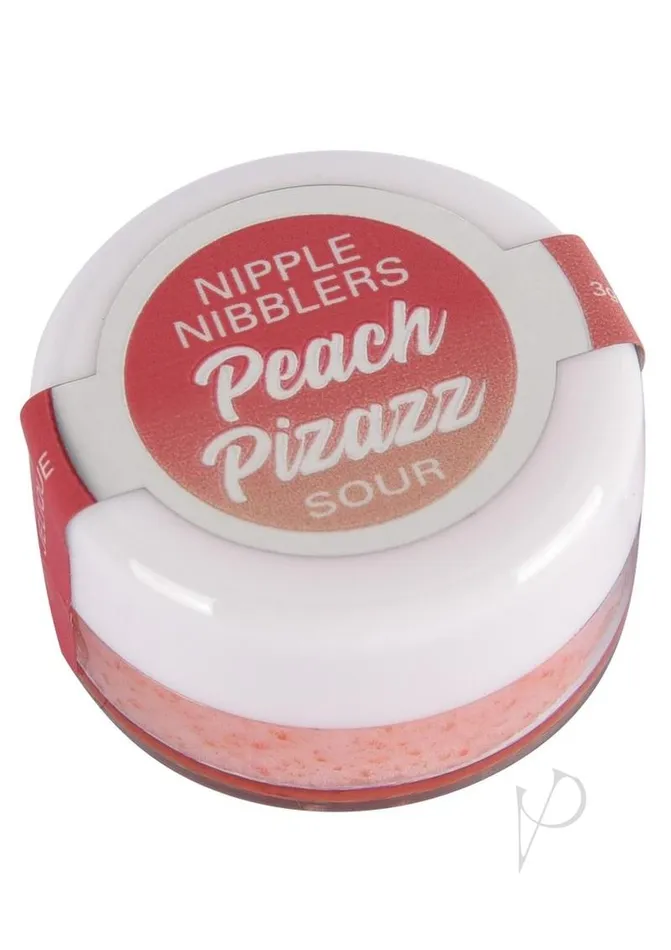 Jelique Vibrators Jelique Nipple Nibblers Sour Tingle Balm Peach Pizazz 3 gm 1 pc Jelique Vibrators Jelique Nipple Nibblers Sour Tingle Balm Peach Pizazz 3 gm 1 pc