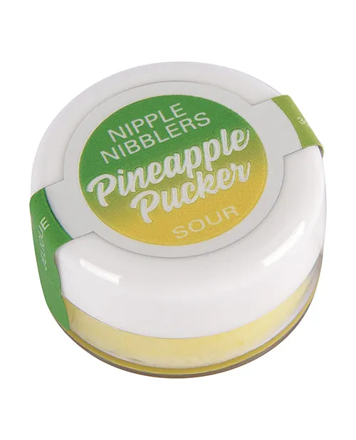 Jelique Vibrators Jelique Nipple Nibblers Sour Tingle Balm Pineapple Pucker 3 gm 1 pc Jelique Vibrators Jelique Nipple Nibblers Sour Tingle Balm Pineapple Pucker 3 gm 1 pc