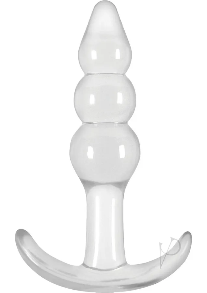 Jelly Rancher Ripple T Plug Butt Plug Clear Jelly Rancher Anal