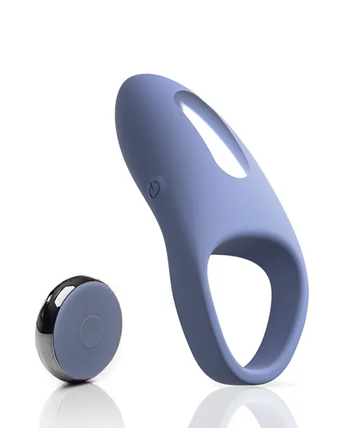 JimmyJane Tarvos Rechargeable Silicone Cock Ring with Remote Control Blue Jimmyjane Male Sex Toys