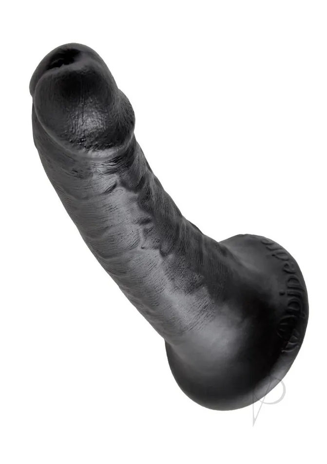 King Cock Dildo 6in Black King Cock Dildos