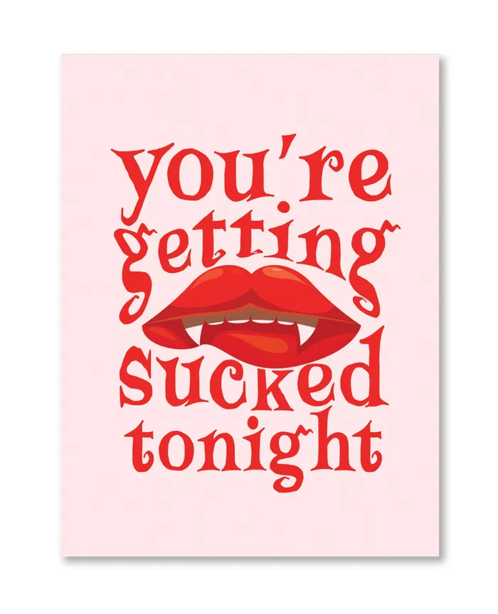 Kush Kards Vibrators Halloween Sucked Tonight Greeting Card