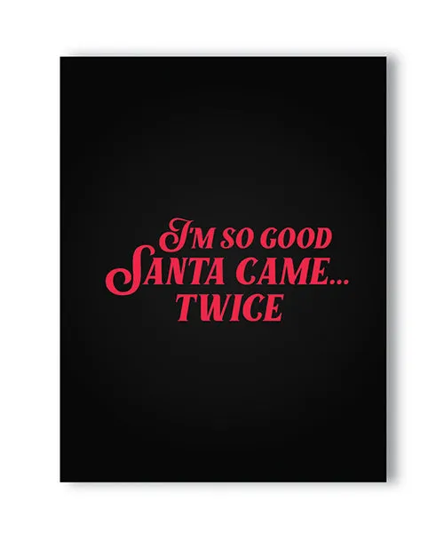 Kush Kards Vibrators Santa Came Holiday Greeting Card