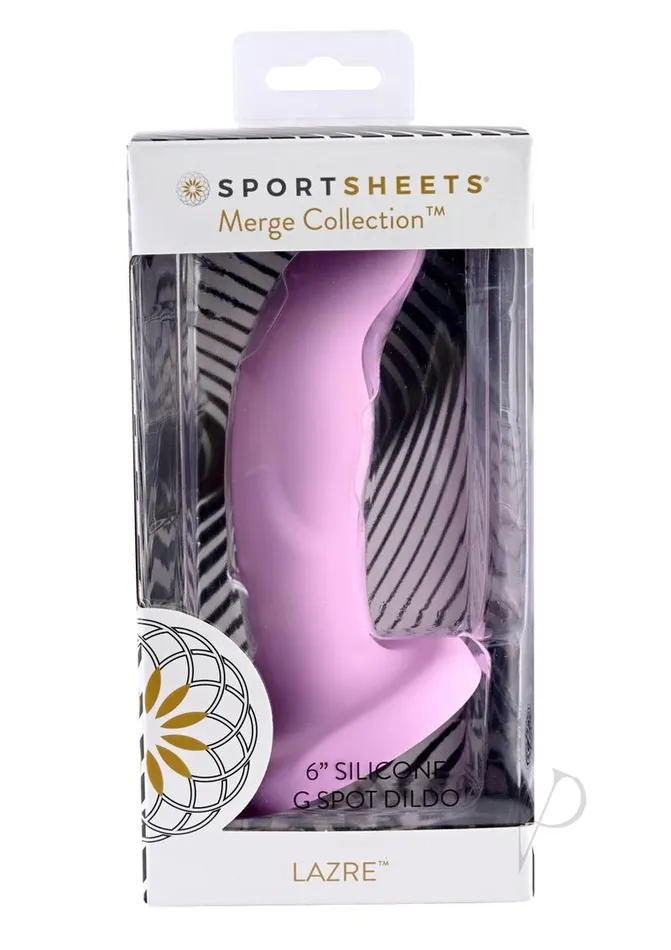 Lazre Silicone Curved Dildo with Suction Cup 6in Pink Sportsheets Female Sex Toys Lazre Silicone Curved Dildo with Suction Cup 6in Pink Sportsheets Female Sex Toys