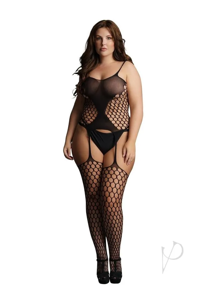 Le Desir Fence Net Suspender Bodystocking Queen Black Le Desir Bodystockings Playsuits Le Desir Fence Net Suspender Bodystocking Queen Black Le Desir Bodystockings Playsuits