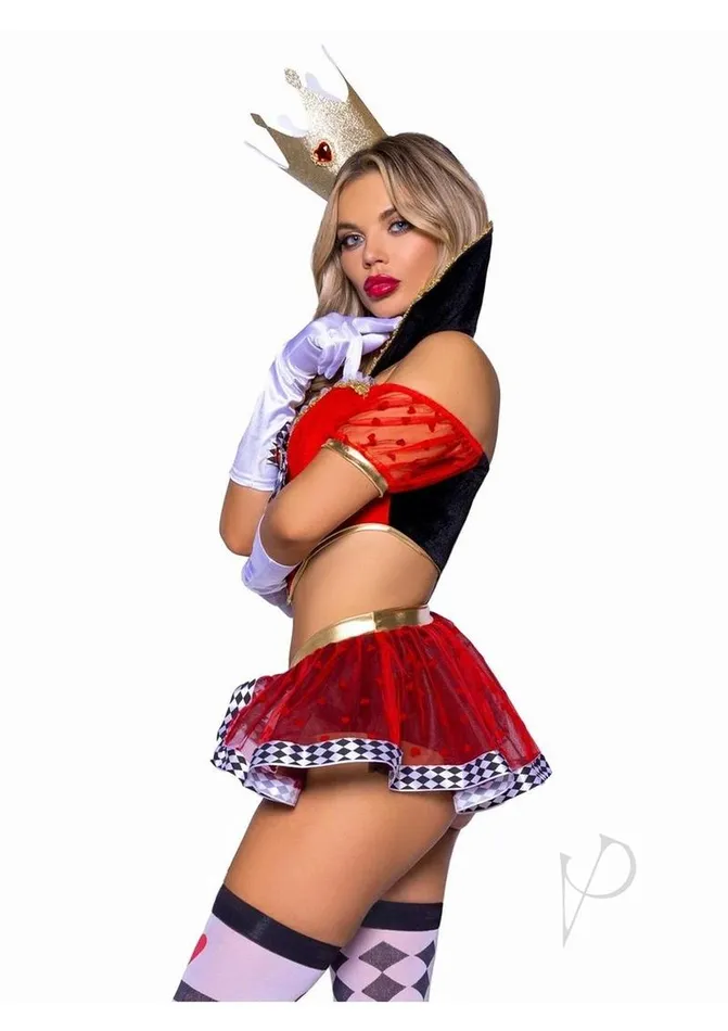 Leg Avenue Male Sex Toys Leg Avenue Wicked Wonderland Queen TowTone Boned Crop Top With Stay Up Collar and Broach Accent Garter Panty with Peplum Skirt and Crown Headband 3 Piece Medium BlackRed Leg Avenue Male Sex Toys Leg Avenue Wicked Wonderland Queen TowTone Boned Crop Top With Stay Up Collar and Broach Accent Garter Panty with Peplum Skirt and Crown Headband 3 Piece Medium BlackRed