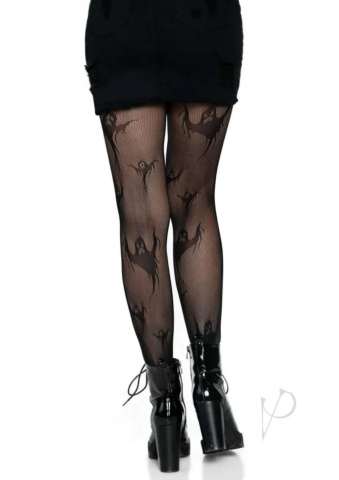Leg Avenue Spooky Ghost Fishnet Tights OS Black Leg Avenue Anal Leg Avenue Spooky Ghost Fishnet Tights OS Black Leg Avenue Anal