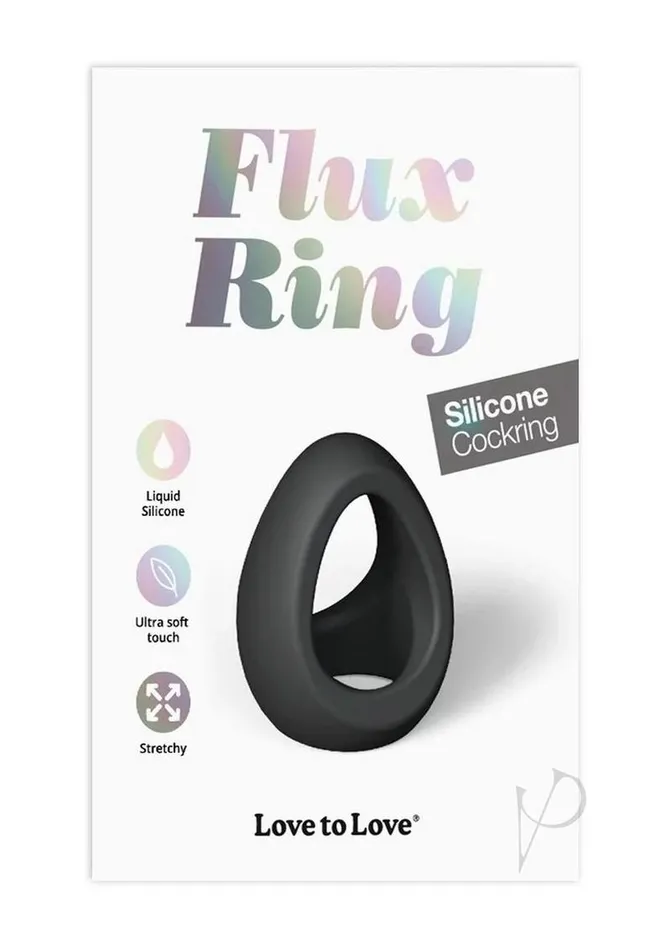 Love To Love Male Sex Toys Love to Love Flux Ring Silicone Cock Ring Black Onyx Love To Love Male Sex Toys Love to Love Flux Ring Silicone Cock Ring Black Onyx