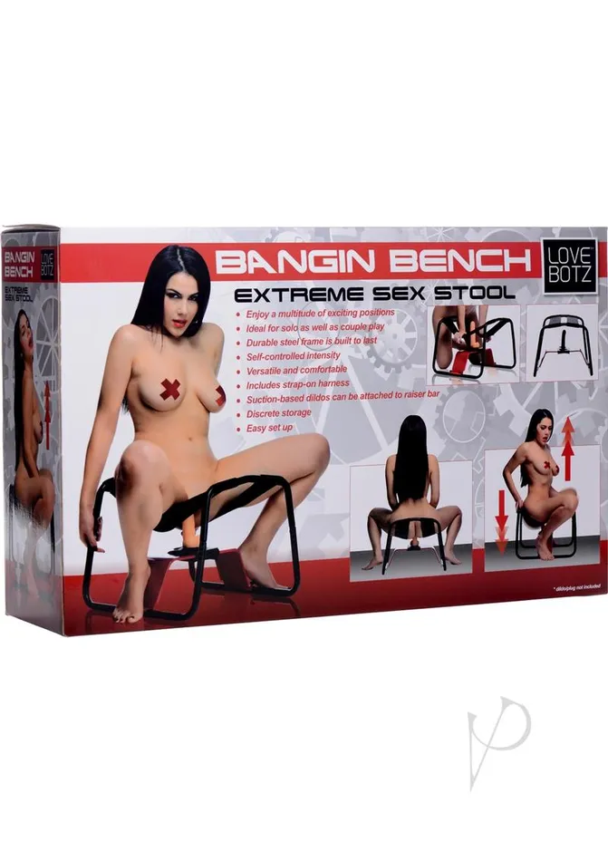 LoveBotz Bangin Bench Extreme Sex Stool Red Lovebotz Anal