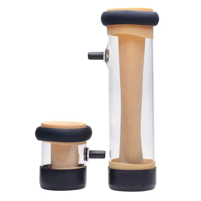 LoveBotz The Milker Dual Cylinder Deluxe Stroking Machine XR Brands Female Sex Toys