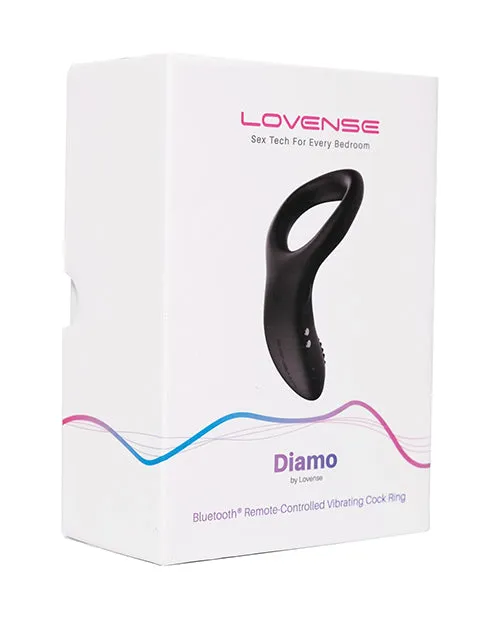 Lovense Diamo App Compatible Vibrating Silicone Cock Ring Black Lovense Male Sex Toys Lovense Diamo App Compatible Vibrating Silicone Cock Ring Black Lovense Male Sex Toys