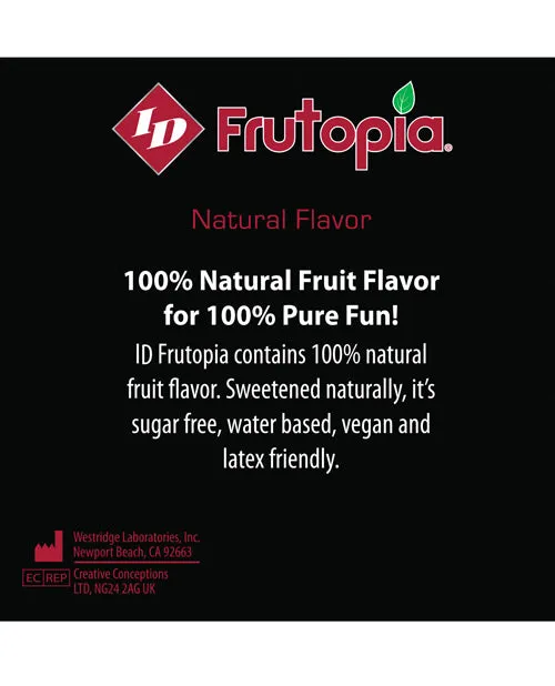 Lubricants Frutopia ID Frutopia Water Based Flavored Lubricant Cherry 34oz