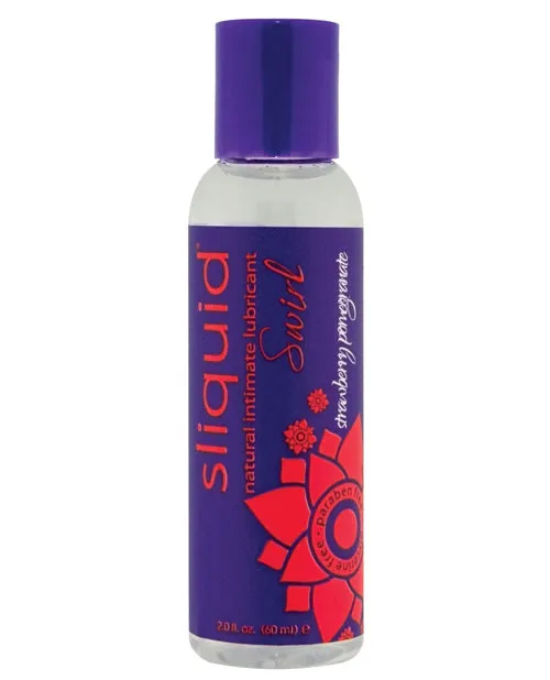 Lubricants Sliquid Sliquid Naturals Swirl Lubricant 2 oz Strawberry Pomegranate Lubricants Sliquid Sliquid Naturals Swirl Lubricant 2 oz Strawberry Pomegranate
