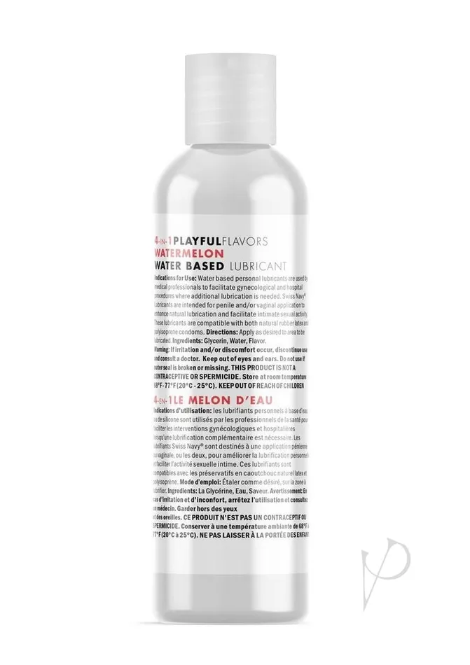 Lubricants Swiss Navy Swiss Navy 4 In 1 Flavored Lubricant 1oz Watermelon Lubricants Swiss Navy Swiss Navy 4 In 1 Flavored Lubricant 1oz Watermelon