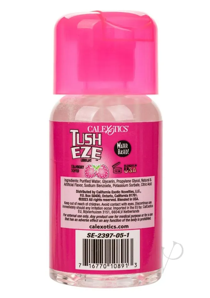 Lubricants Tush Eze Water Based Anal Lubricant Strawberry Scent Tush Eze