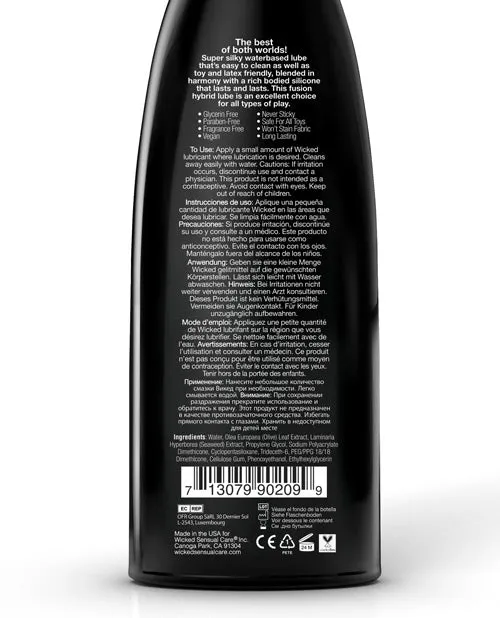 Lubricants Wicked Hybrid Wicked Hybrid Lubricant Fragrance Free 8oz