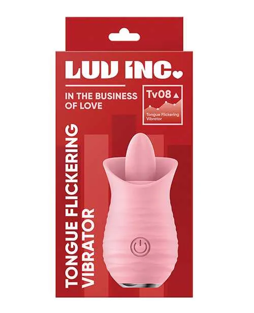 Luv Vibrators Luv Inc Tongue Flickering Vibrator Pink Luv Vibrators Luv Inc Tongue Flickering Vibrator Pink