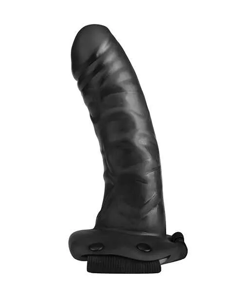 Lux Fetish Female Sex Toys Lux Fetish Unisex Vibrating Hollow StrapOn Dildo with Wired Remote Control 9in Black Lux Fetish Female Sex Toys Lux Fetish Unisex Vibrating Hollow StrapOn Dildo with Wired Remote Control 9in Black