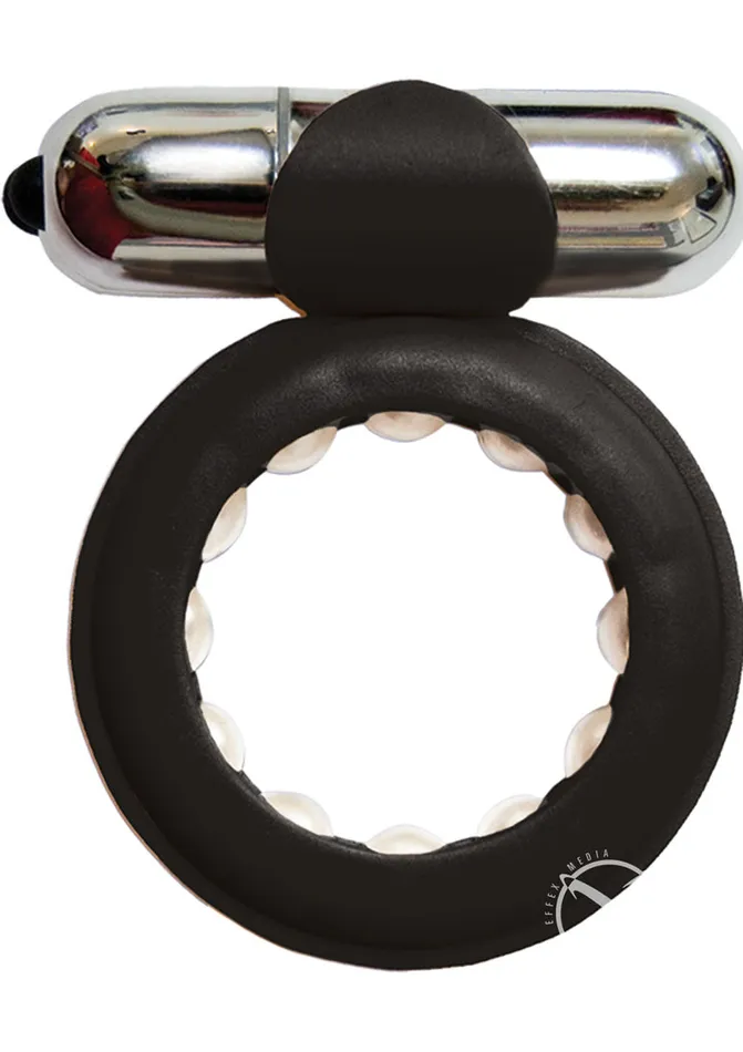 Macho Male Sex Toys The MachO Erection Maker Cock Ring Black