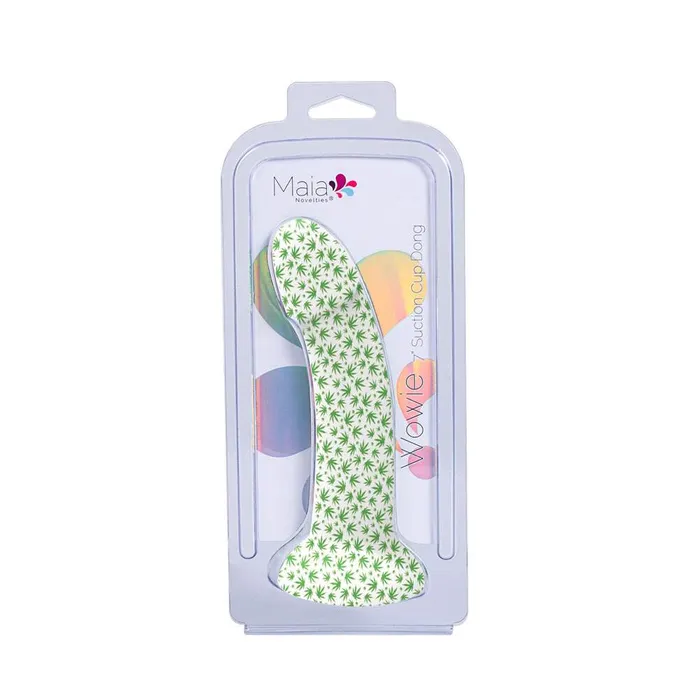 Maia Toys Dildos Maia Wowie 7 Glow in the Dark White Dildo