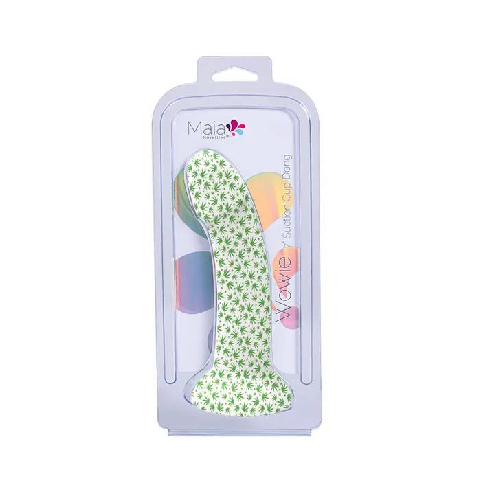 Maia Toys Dildos Maia Wowie 7 Glow in the Dark White Dildo