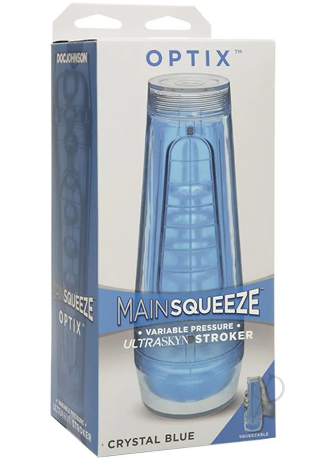 Main Squeeze Male Sex Toys Main Squeeze Optix Ultraskyn Masturbator Crystal Blue Main Squeeze Male Sex Toys Main Squeeze Optix Ultraskyn Masturbator Crystal Blue
