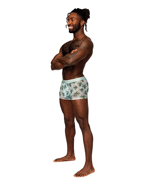 Male Power Hosiery Sheer Prints Mesh Poly Spandex Seamless Short Flamingo MD Male Power Hosiery Sheer Prints Mesh Poly Spandex Seamless Short Flamingo MD