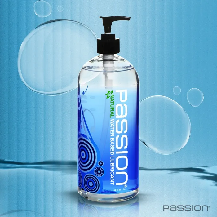 Male Sex Toys 34oz Passion Natural WaterBased Lube Pump Passion