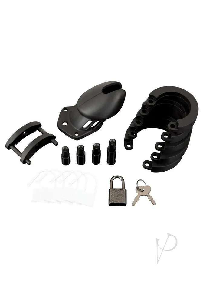 Male Sex Toys Blue Line Cand B Gear Silicone Chastity Cage Black Male Sex Toys Blue Line Cand B Gear Silicone Chastity Cage Black