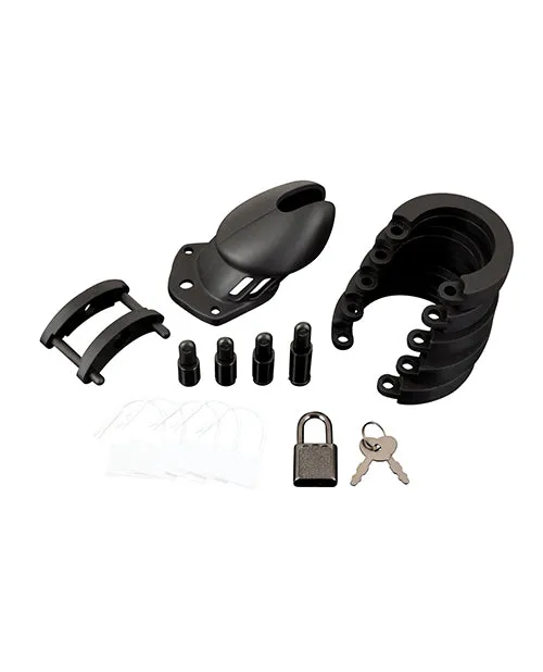 Male Sex Toys Blue Line Cand B Gear Silicone Chastity Cage Black Male Sex Toys Blue Line Cand B Gear Silicone Chastity Cage Black