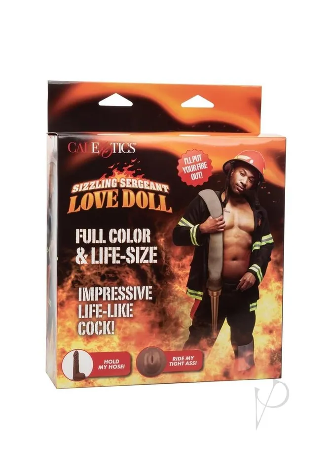 Male Sex Toys Cal Exotics Sizzling Sergeant Love Doll Chocolate