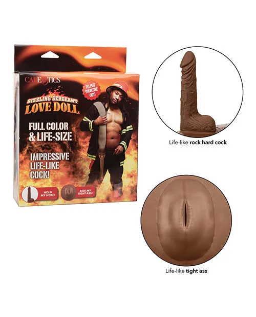 Male Sex Toys Cal Exotics Sizzling Sergeant Love Doll Chocolate