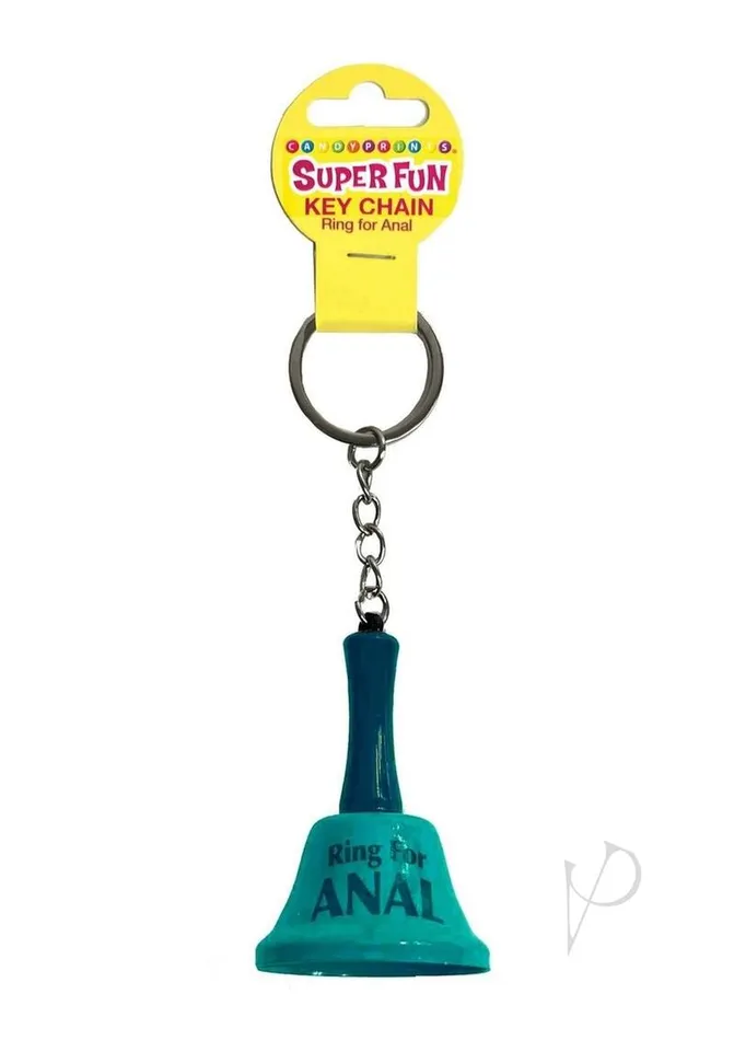 Male Sex Toys Candyprints Party Super Fun Key Chain Ring For Anal Teal