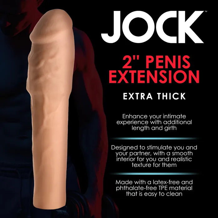 Male Sex Toys Curve Toys Extra Thick 2 Inch Penis Extension