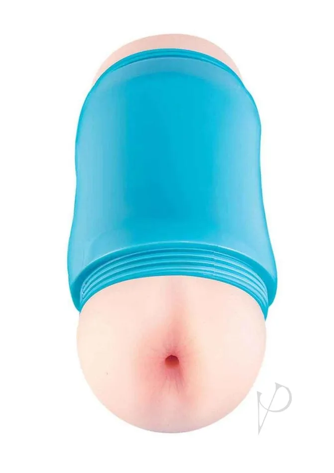 Male Sex Toys Delite Delite Two Ways Mouth and Ass Masturbator VanillaBlue Male Sex Toys Delite Delite Two Ways Mouth and Ass Masturbator VanillaBlue
