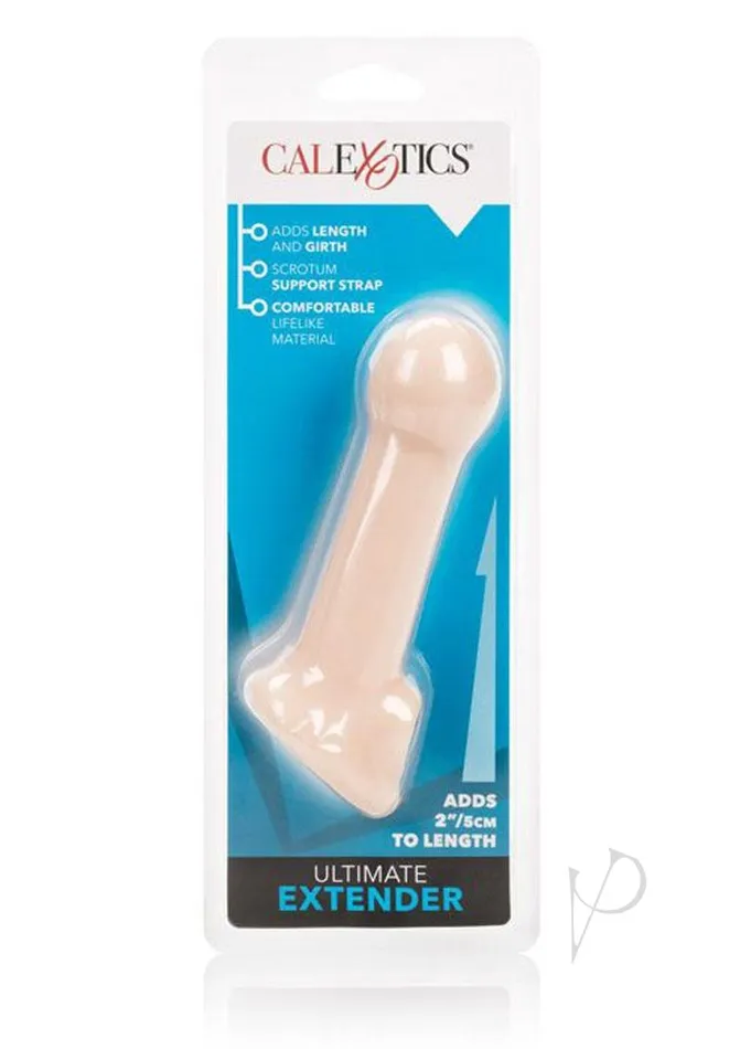 Male Sex Toys Extensions Ultimate Extender Penis Sleeve 625in Ivory