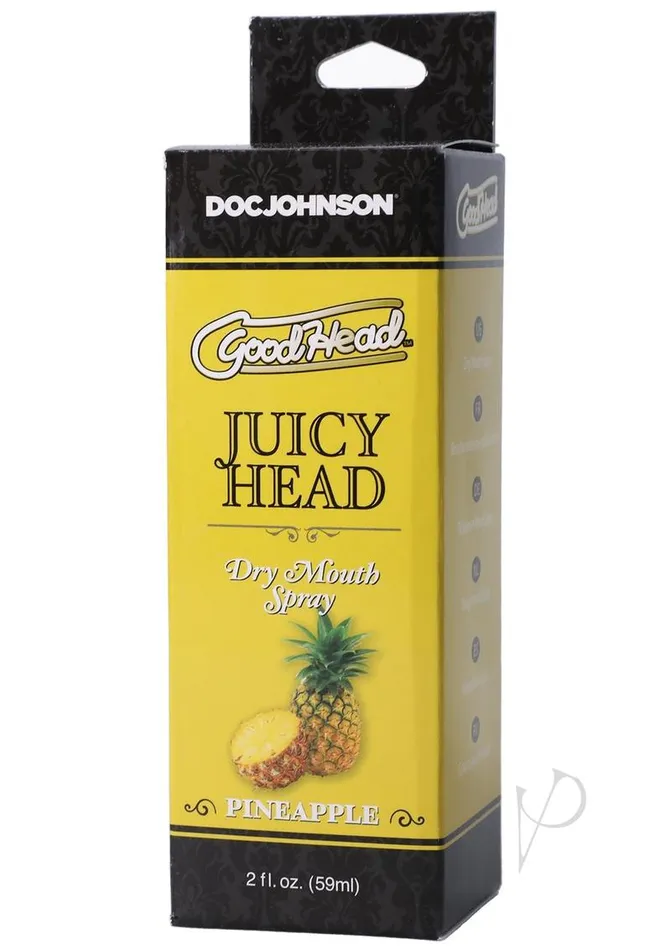 Male Sex Toys Good Head GoodHead Juicy Head Dry Mouth Spray Pineapple 2oz
