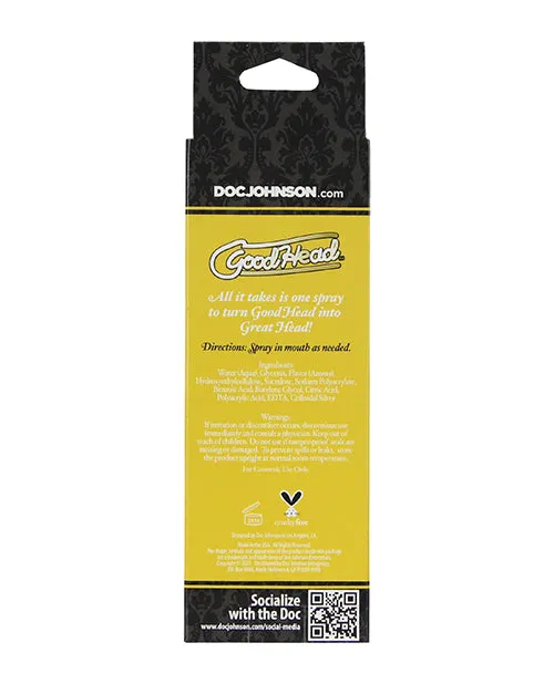 Male Sex Toys Good Head GoodHead Juicy Head Dry Mouth Spray Pineapple 2oz