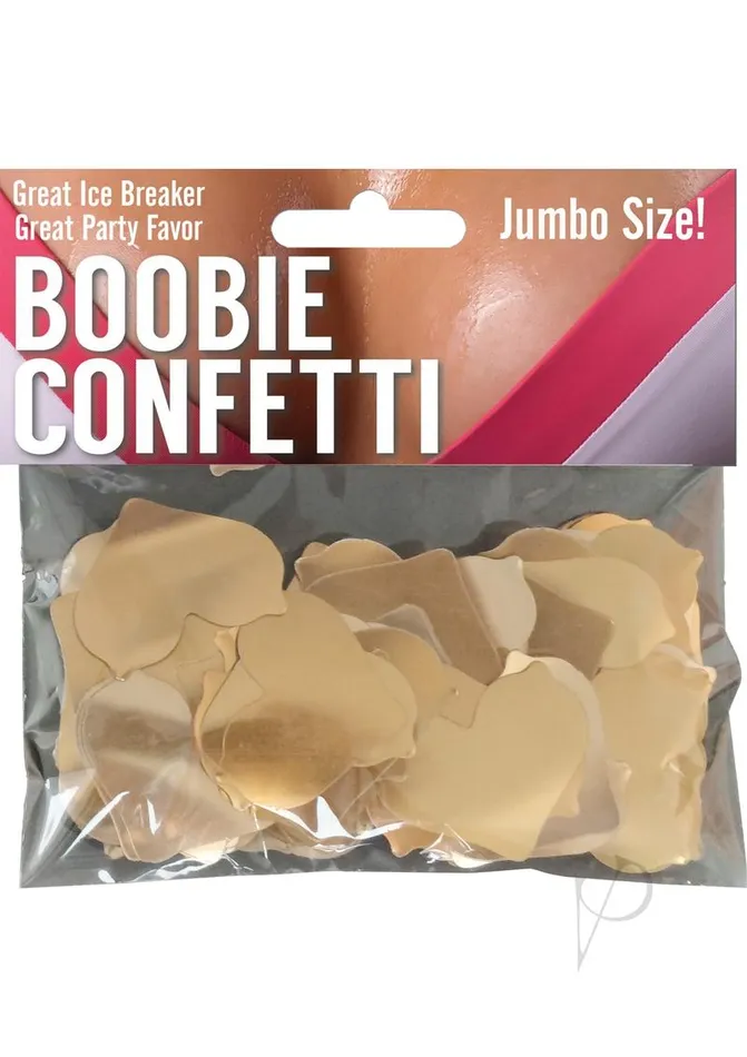 Male Sex Toys Hott Products Boobie Mylar Confetti Pack Gold Jumbo Size