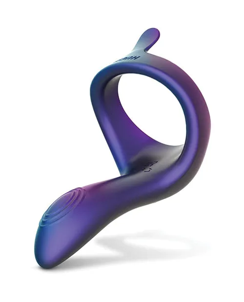 Male Sex Toys Hueman Hueman Solar Cock Ring wVibrating Perineum Purple