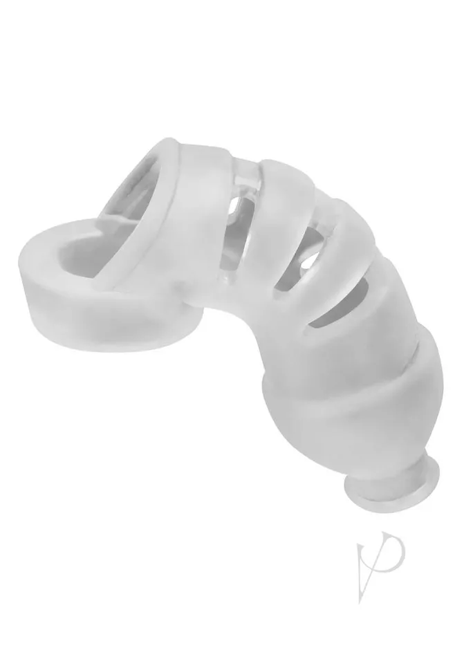 Male Sex Toys Hunkyjunk Hunkyjunk Lockdown Silicone Chastity Cage Clear Male Sex Toys Hunkyjunk Hunkyjunk Lockdown Silicone Chastity Cage Clear