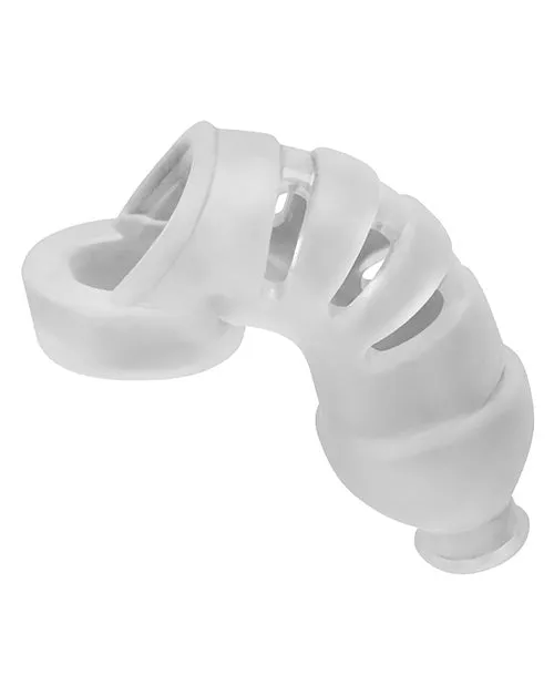 Male Sex Toys Hunkyjunk Hunkyjunk Lockdown Silicone Chastity Cage Clear Male Sex Toys Hunkyjunk Hunkyjunk Lockdown Silicone Chastity Cage Clear