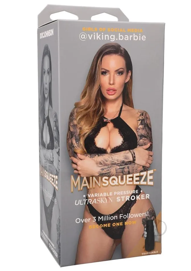 Male Sex Toys Main Squeeze Main Squeeze Girls of Social Media vikingbarbie Ultraskyn Masturbator Pussy Vanilla