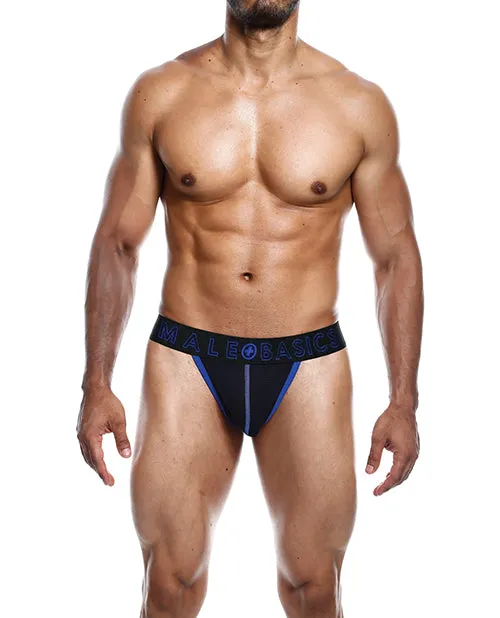 Male Sex Toys Male Basics Neon Thong Royal SM Malebasics