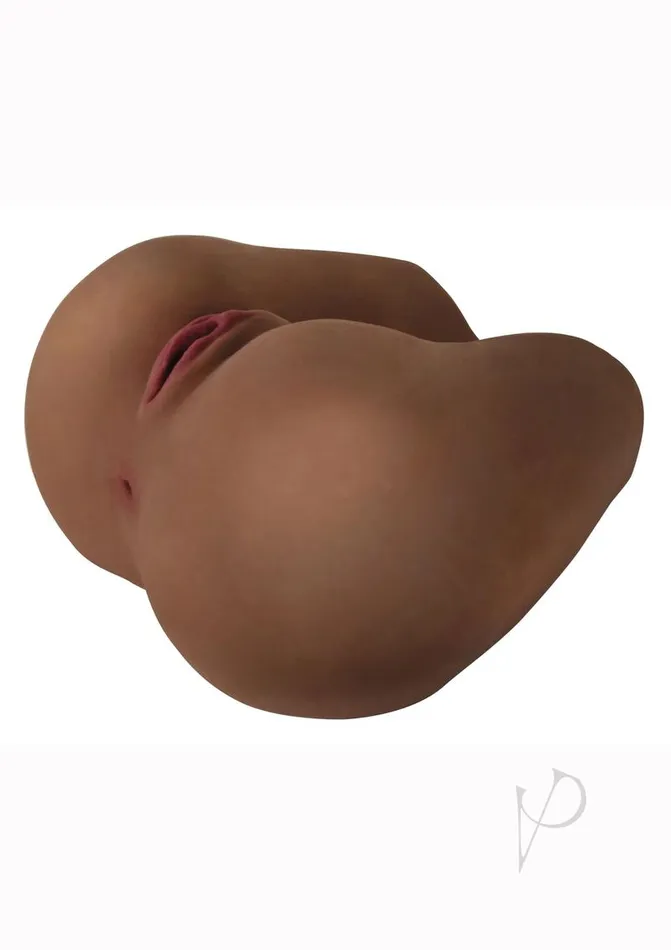 Male Sex Toys Mistress Mistress Chanel Vibrating BioSkin Missionary Stroker Pussy and Ass Chocolate