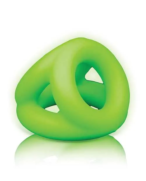 Male Sex Toys Ouch Ouch Cock Ring and Ball Strap Silicone Glow in the Dark Green Male Sex Toys Ouch Ouch Cock Ring and Ball Strap Silicone Glow in the Dark Green
