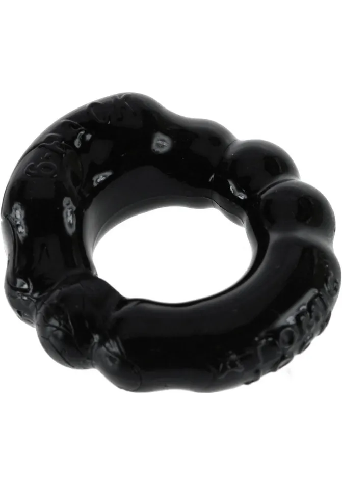 Male Sex Toys Oxballs Oxballs Atomic Jock The 6 Pack Sport Cock Ring Black
