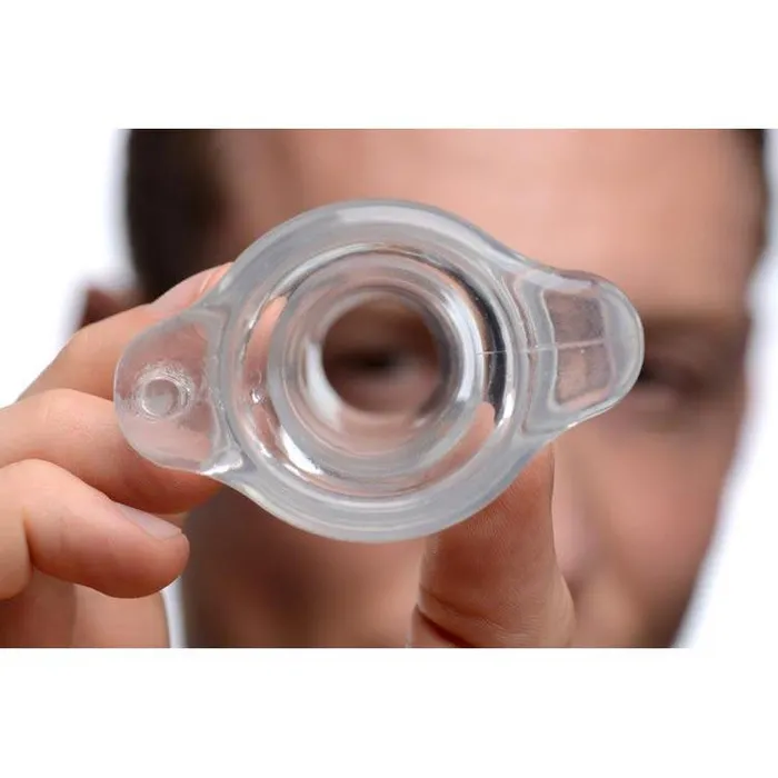 Male Sex Toys PeepHole Clear Hollow Anal Plug Master Series